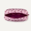 image:imageAmazon Essentials Womens Quilted Travel Makeup Bag with Mesh Compartments Pink Floral One SizePink Floral