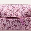 image:imageAmazon Essentials Womens Quilted Travel Makeup Bag with Mesh Compartments Pink Floral One SizePink Floral