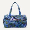 image:imageAmazon Essentials Womens Quilted Weekender Duffel Gym Bag with Trolley Sleeve Black One SizeBlue Paisley