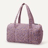 image:imageAmazon Essentials Womens Quilted Weekender Duffel Gym Bag with Trolley Sleeve Black One SizeNavy Paisley