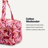 image:imageAmazon Essentials Womens Quilted Weekender Duffel Gym Bag with Trolley Sleeve Black One SizePink Floral
