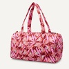 image:imageAmazon Essentials Womens Quilted Weekender Duffel Gym Bag with Trolley Sleeve Black One SizePink Floral