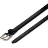 image:imageAmazon Essentials Womens Skinny Feather Edge BeltBlack