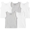 Light Grey Heather / White
