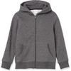 image:imageAmazon Essentials Boys and Toddlers Hooded Navy Blue ZipUp Fleece SweatshirtCharcoal Heather Gray