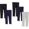 5-pack Black/Navy/Heather Grey