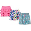 image:imageAmazon Essentials Girls and Toddlers Knitted Ruffle Scooter Skirts with Elastic Waist and Built in ShortsDeep Blue FruitDoodles PrintPink
