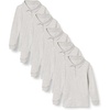image:imageAmazon Essentials Girls and Toddlers LongSleeve School Uniform Interlock Polo ShirtsGrey Heather