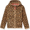 image:imageAmazon Essentials Girls and Toddlers Polar Fleece FullZip Hooded Lightweight Jacket InsulatedCamel Animal Print