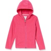 image:imageAmazon Essentials Girls and Toddlers Polar Fleece FullZip Hooded Lightweight Jacket InsulatedDark Pink