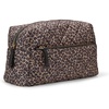 image:imageAmazon Essentials Womens Quilted Travel Makeup Bag with Mesh Compartments Pink Floral One SizeLeopard