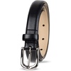 image:imageAmazon Essentials Womens Skinny Feather Edge BeltBlack