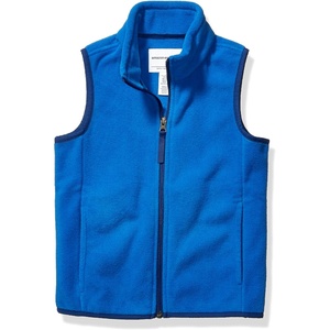 image:imageAmazon Essentials Boys and Toddlers Full Zip Polar Fleece VestBlue