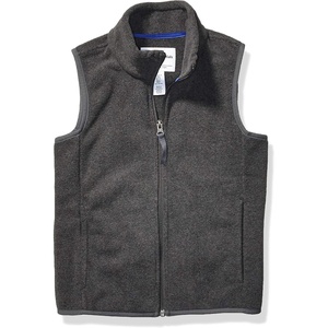 image:imageAmazon Essentials Boys and Toddlers Full Zip Polar Fleece VestCharcoal Heather