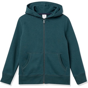 image:imageAmazon Essentials Boys and Toddlers Hooded Navy Blue ZipUp Fleece SweatshirtDark Green
