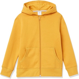 image:imageAmazon Essentials Boys and Toddlers Hooded Navy Blue ZipUp Fleece SweatshirtGolden Yellow