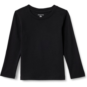 image:imageAmazon Essentials Boys and Toddlers LongSleeve Cotton TShirtsBlack