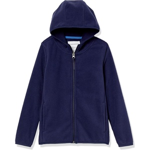 image:imageAmazon Essentials Boys and Toddlers Polar Fleece FullZip Hooded JacketNavy