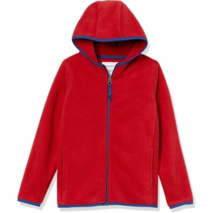 image:imageAmazon Essentials Boys and Toddlers Polar Fleece FullZip Hooded JacketRed