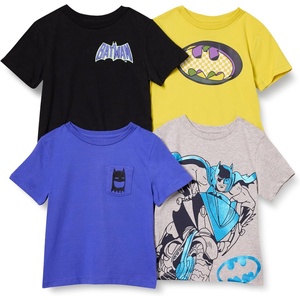 image:imageAmazon Essentials Boys and Toddlers Short Sleeve Tee Shirts Cotton JerseyBatman Logo