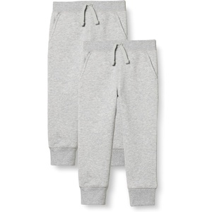 image:imageAmazon Essentials Boys and Toddlers Soft Fleece Jogger Sweatpants2pack Medium Heather Gray