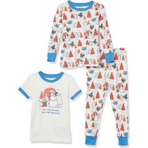 image:imageAmazon Essentials Disney  Marvel  Star Wars Boys and Toddlers SnugFit Cotton Pajama Sleepwear Sets3piece Star Wars Mando Winter