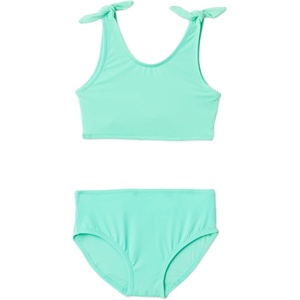 image:imageAmazon Essentials Girls Bow Detail TwoPiece Bikini SwimsuitBright Mint Green