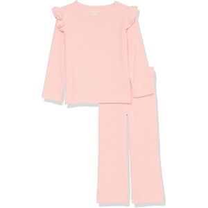 image:imageAmazon Essentials Girls WideRib Outfit SetBlush