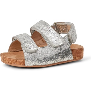 image:imageAmazon Essentials Girls and Toddlers Cork SandalsSilver Glitter