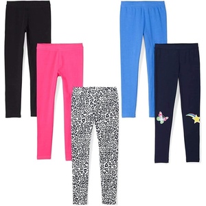 image:imageAmazon Essentials Girls and Toddlers Cotton Stretch Leggings5pack Hearts