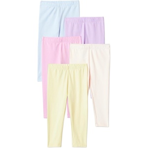 image:imageAmazon Essentials Girls and Toddlers Cotton Stretch LeggingsPastels