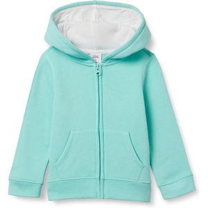 image:imageAmazon Essentials Girls and Toddlers Fleece ZipUp Hoodie SweatshirtAqua Blue