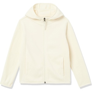image:imageAmazon Essentials Girls and Toddlers Polar Fleece FullZip Hooded Lightweight Jacket InsulatedIvory
