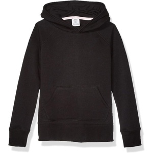 image:imageAmazon Essentials Girls and Toddlers Pullover Hoodie Sweatshirt Soft Brushed FleeceBlack