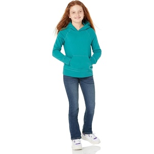 image:imageAmazon Essentials Girls and Toddlers Pullover Hoodie Sweatshirt Soft Brushed FleeceTeal Blue