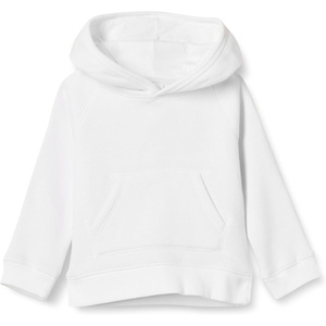 image:imageAmazon Essentials Girls and Toddlers Pullover Hoodie Sweatshirt Soft Brushed FleeceWhite