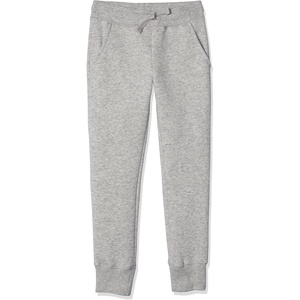 image:imageAmazon Essentials Girls and Toddlers Sweatpants with Elastic Waist and Drawstring MultipacksLight Grey Heather
