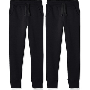 image:imageAmazon Essentials Girls and Toddlers Sweatpants with Elastic Waist and Drawstring MultipacksNegro
