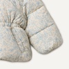 image:imageAmazon Essentials BabyGirls WaterRepellent Hooded Puffer JacketIvory Dusty Blue Outlined Blooms