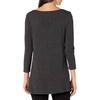 image:imageAmazon Essentials Womens 34 Sleeve VNeck Regular Fit Swing TShirt Available in Plus Size Pack of 2Charcoal HeatherRed