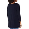 image:imageAmazon Essentials Womens 34 Sleeve VNeck Regular Fit Swing TShirt Available in Plus Size Pack of 2NavyJade Green