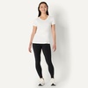 image:imageAmazon Essentials Womens Active Quick Dry Tech Stretch ShortSleeve VNeck TShirt Available in Plus Size Pack of 2White  Black