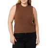 image:imageAmazon Essentials Womens Boucle Sweater Tank Top Previously Daily RitualChocolate Heather
