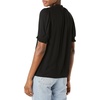 image:imageAmazon Essentials Womens Fluid Twill Short Puff Sleeve Ruffle Smocked ShirtBlack