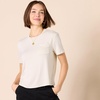 image:imageAmazon Essentials Womens Jersey RelaxedFit ShortSleeve Crewneck Pocket TShirt Pack of 2NavySand