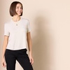 image:imageAmazon Essentials Womens Jersey RelaxedFit ShortSleeve Crewneck Pocket TShirt Pack of 2NavySand