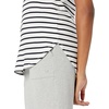 image:imageAmazon Essentials Womens Jersey StandardFit VNeck Tank TopBlack White Stripe