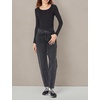 image:imageAmazon Essentials Womens Long Sleeve SlimFit Rib Scoop Neck Sweater Fall Tops Pack of 2BlackEggshell White