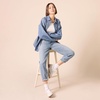 image:imageAmazon Essentials Womens Long Sleeve SlimFit Rib Scoop Neck Sweater Fall Tops Pack of 2GreyWhite