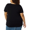 image:imageAmazon Essentials Womens Plus Size ShortSleeve VNeck TShirtBlack